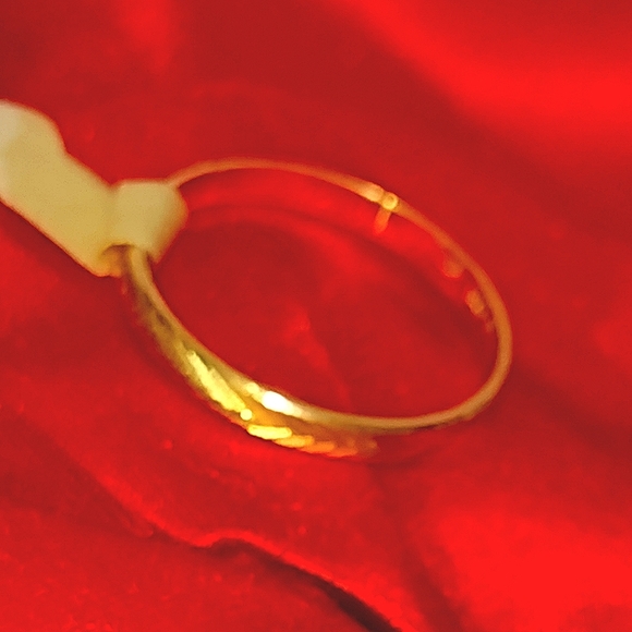 18KT Milor Made in ITALY  🪙 Yellow Gold Herringbo - Picture 3 of 8